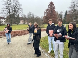 Hodina němčiny v terénu